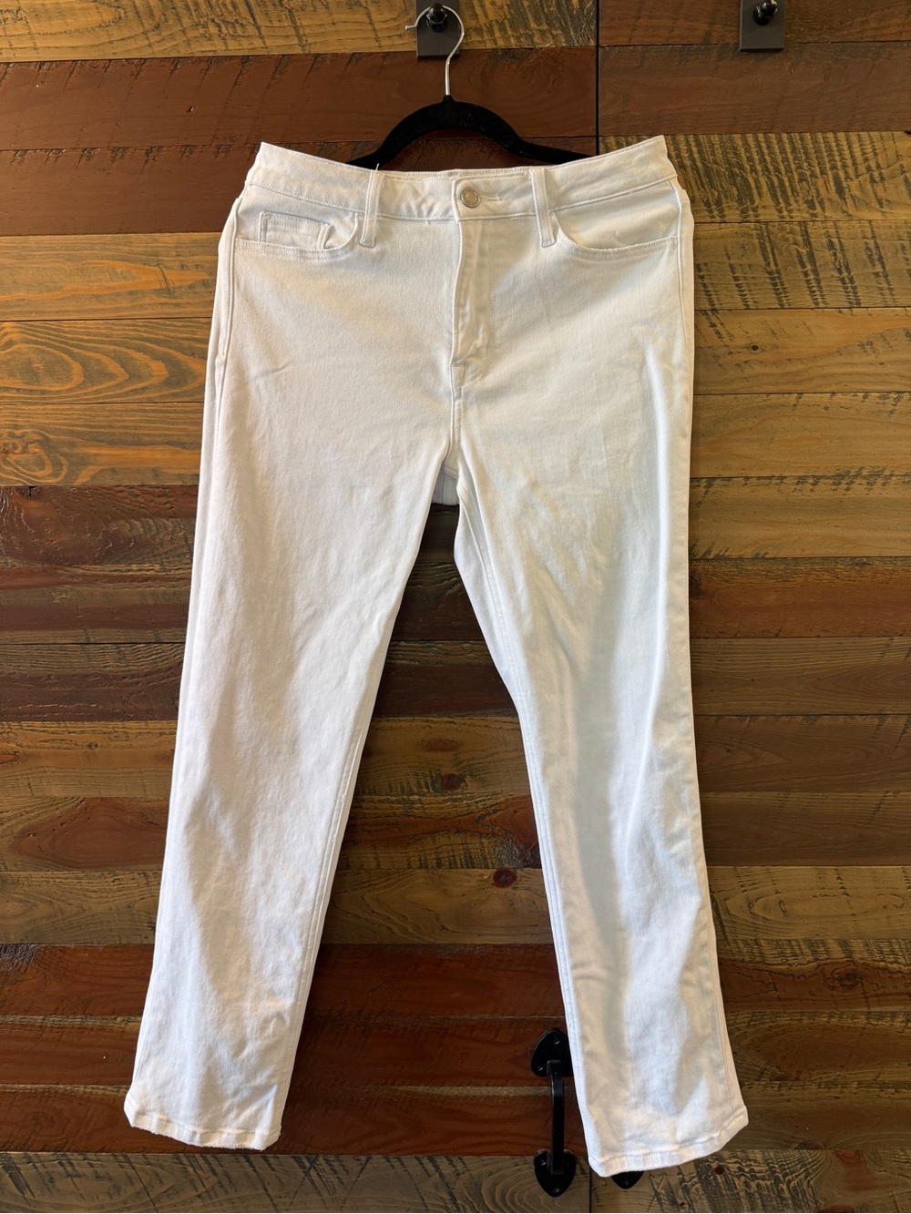 Women's White Ankle Skinny Jeans - Brand Unknown